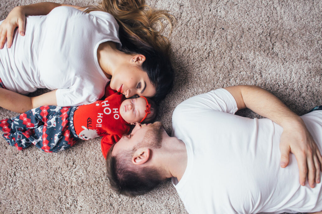 couple avec bébé